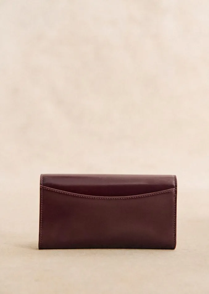Szane Wallets Womens Large Milo Wallet Glossy Burgundy