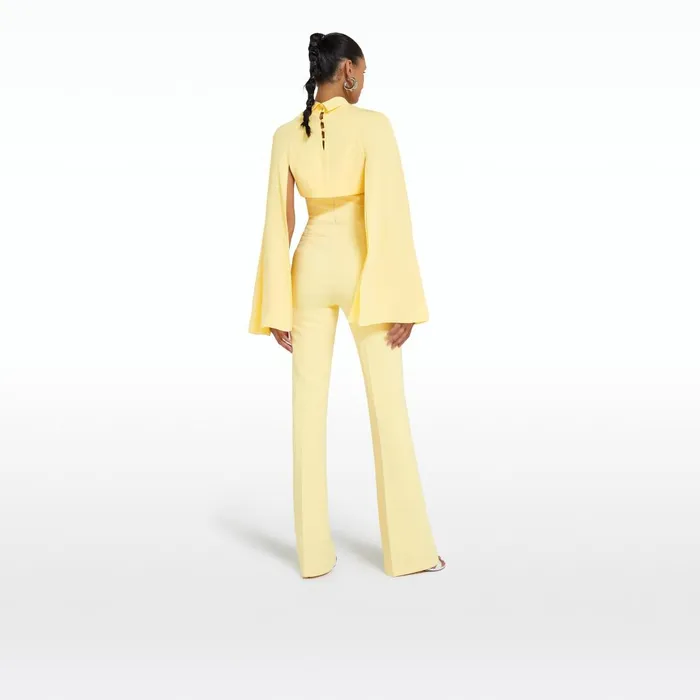Safiyaa Agnes Pale Primrose Harness With Myrine Jumpsuit Women Jumpsuits