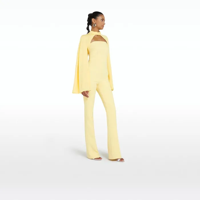 Safiyaa Agnes Pale Primrose Harness With Myrine Jumpsuit Women Jumpsuits
