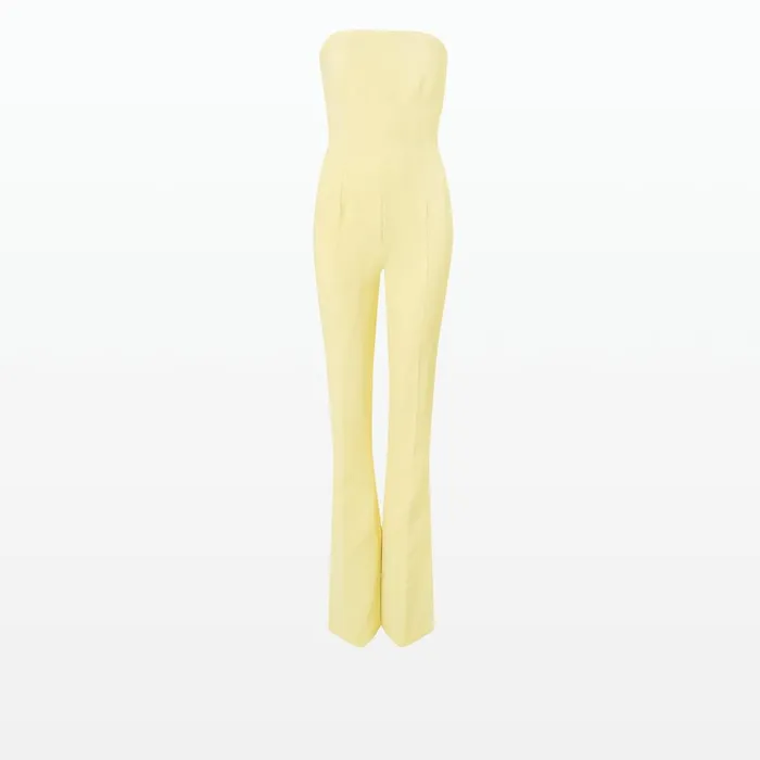 Safiyaa Agnes Pale Primrose Harness With Myrine Jumpsuit Women Jumpsuits