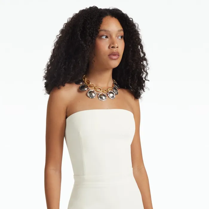 Safiyaa Ammie Ivory Top Women Tops