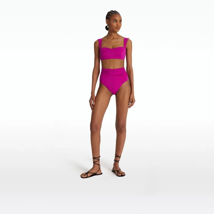 Safiyaa Ariella Magenta Bikini Bottom Women Swimwear