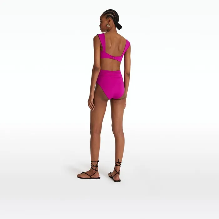 Safiyaa Ariella Magenta Bikini Bottom Women Swimwear