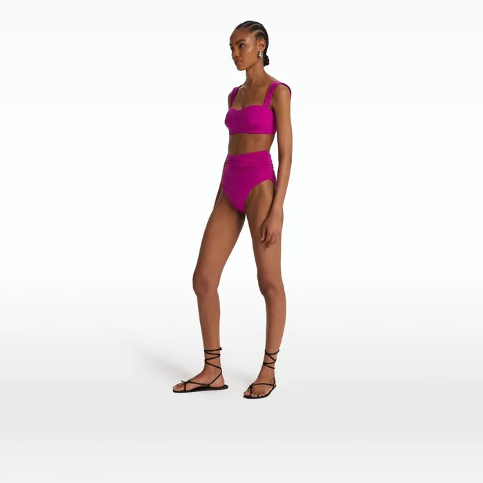 Safiyaa Ariella Magenta Bikini Bottom Women Swimwear