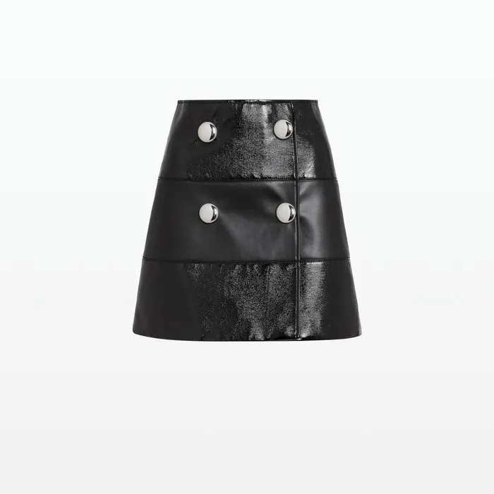 Safiyaa Bronie Black Skirt Women Skirts