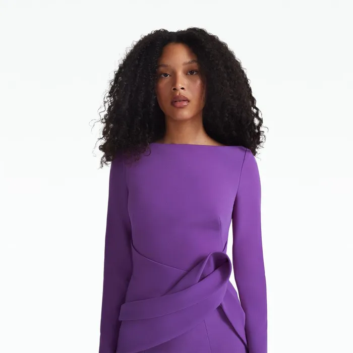 Safiyaa Carrina Lilac Top Women Tops