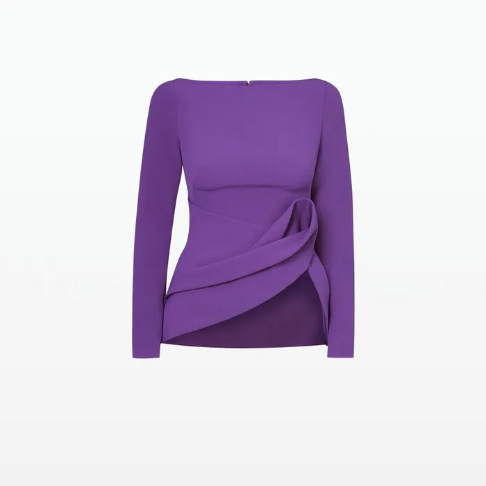 Safiyaa Carrina Lilac Top Women Tops