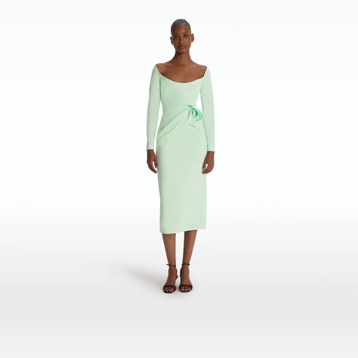 Safiyaa Emmie Sea Glass Dress Women Dresses