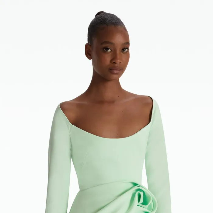 Safiyaa Emmie Sea Glass Dress Women Dresses