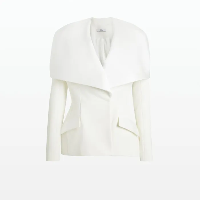 Safiyaa Evelyn Ivory Jackets Women Jackets and Coats