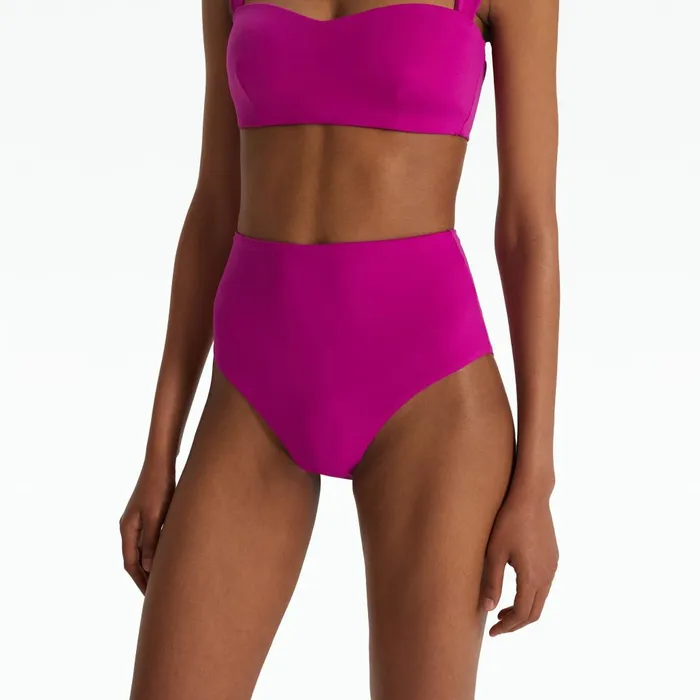 Safiyaa Gisellea Magenta Bikini Bottom Women Swimwear