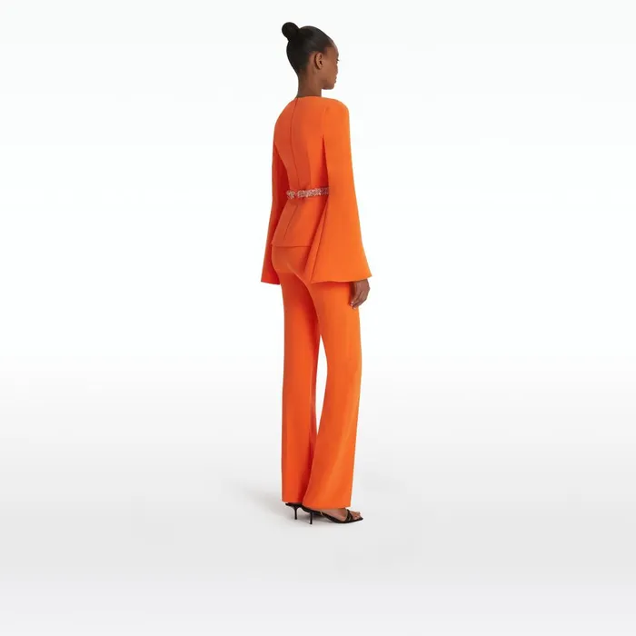 Safiyaa Goldie Amber Sun Trousers Women Trousers