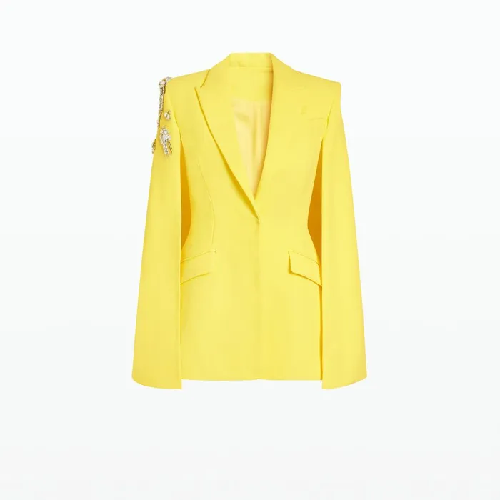 Safiyaa Hadley Embroidered Buttercup Jacket Women Jackets and Coats