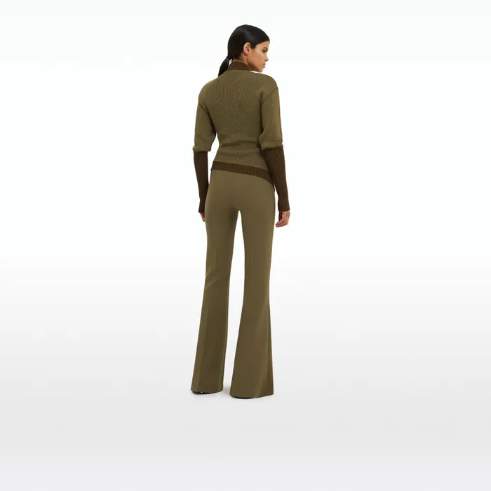 Safiyaa Halluana Khaki Trousers Women Trousers