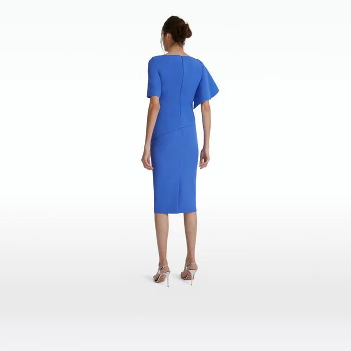 Safiyaa Hokoku Cobalt Blue Skirt Women Skirts