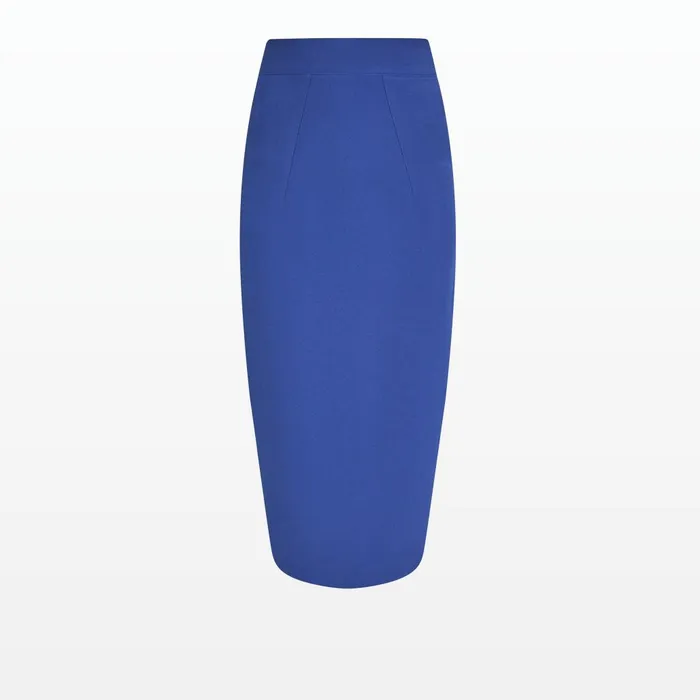Safiyaa Hokoku Cobalt Blue Skirt Women Skirts
