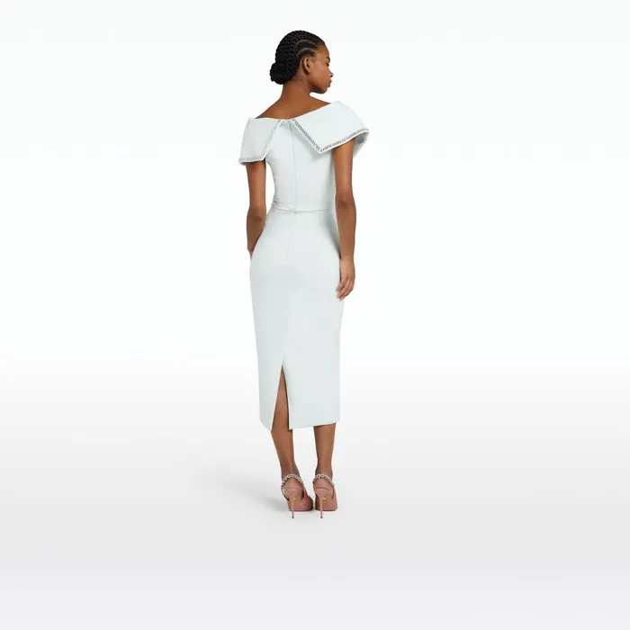 Safiyaa Jacobella Glacier Midi Dress Women Dresses
