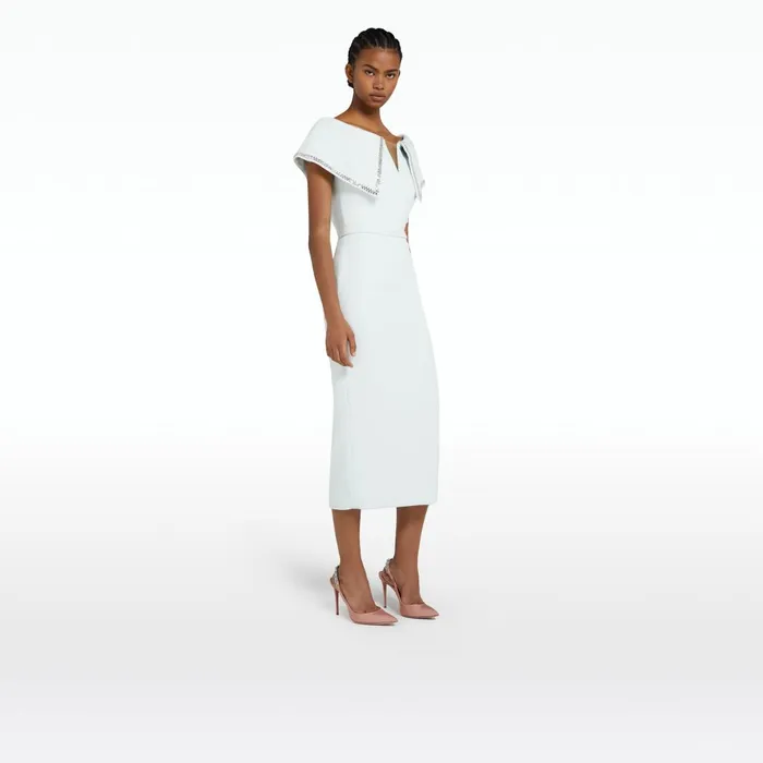 Safiyaa Jacobella Glacier Midi Dress Women Dresses