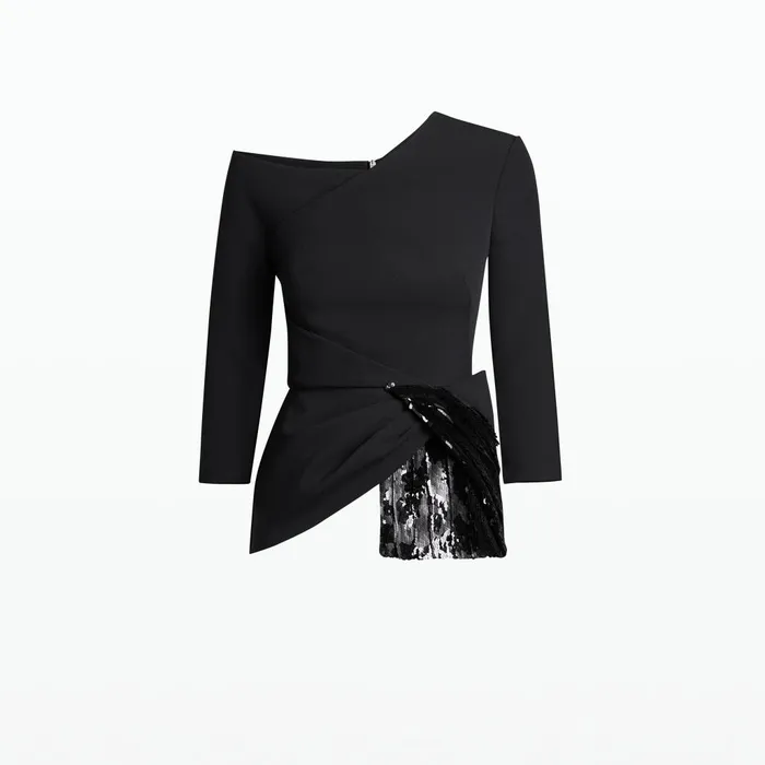 Safiyaa Juah Black Top Women Tops