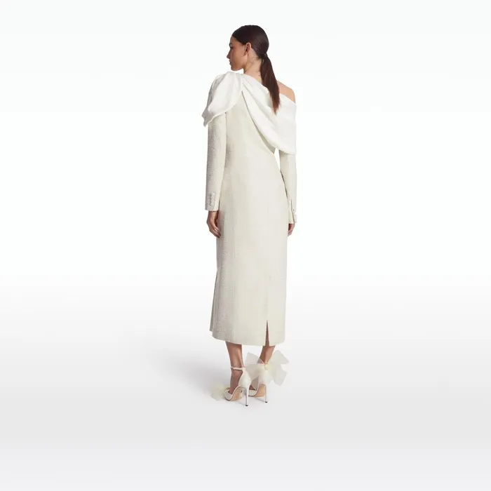 Safiyaa Judia Ivory Coat Women Jackets and Coats