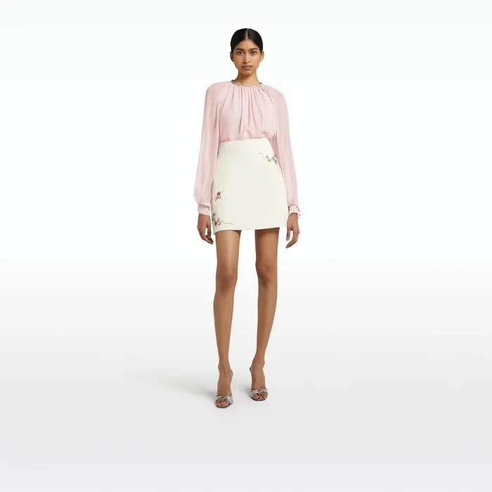 Safiyaa Laoise Barely Pink Top Women Tops