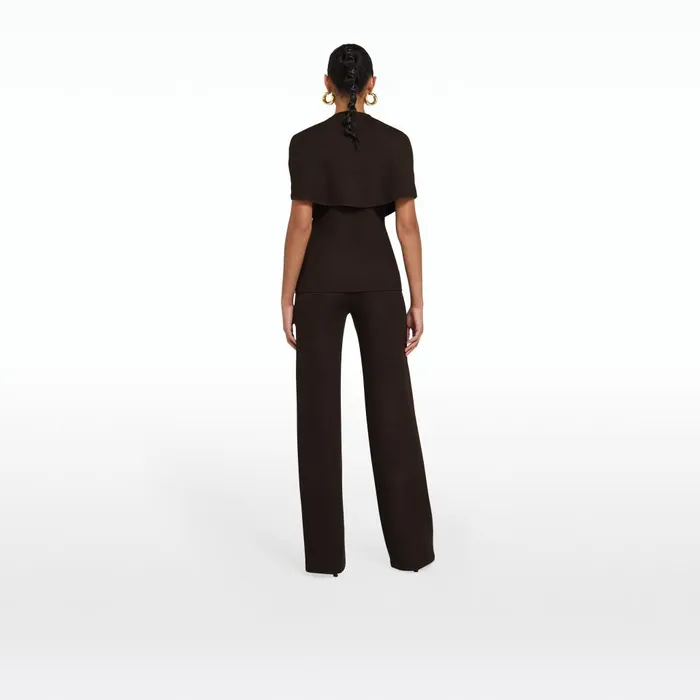 Safiyaa Lea Dark Mocha Trousers Women Trousers