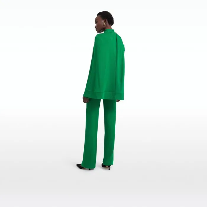Safiyaa Lea Jewel Green Trousers Women Trousers