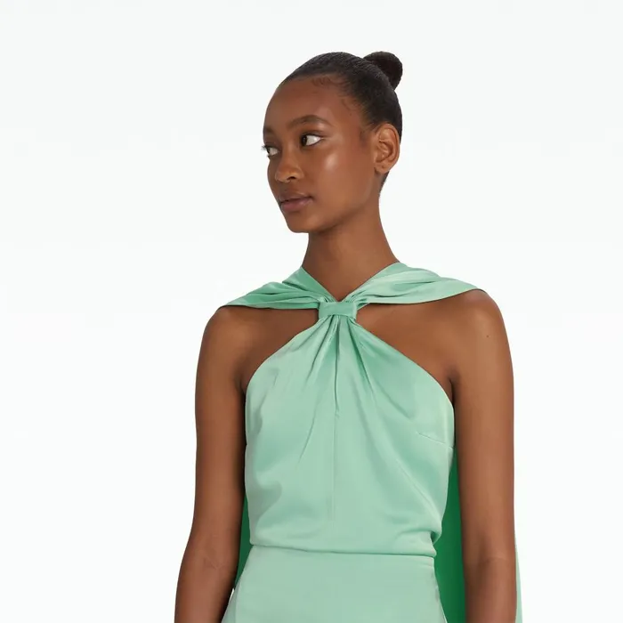 Safiyaa Lilla Sea Foam Top Women Tops