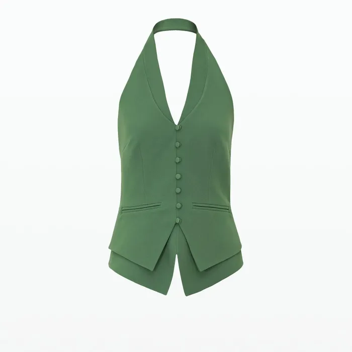 Safiyaa Lori Fern Green Top Women Tops