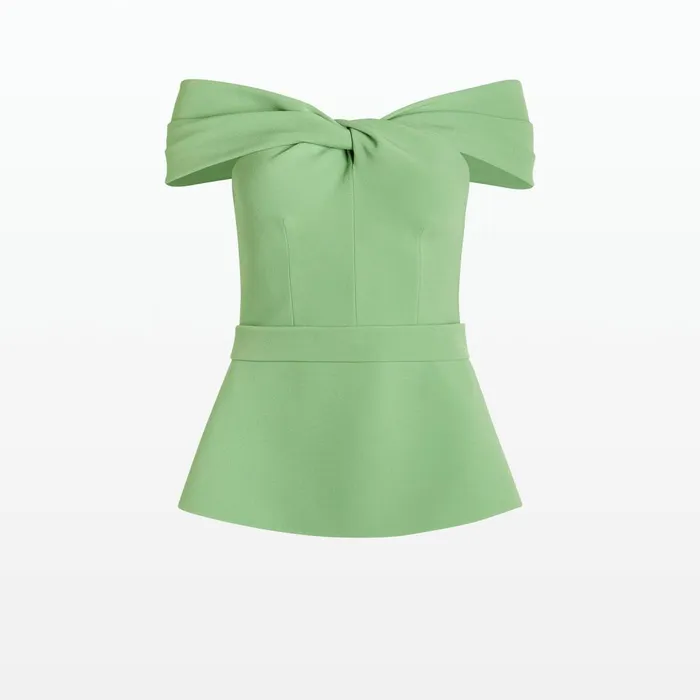 Safiyaa Mabel Sage Top Women Tops
