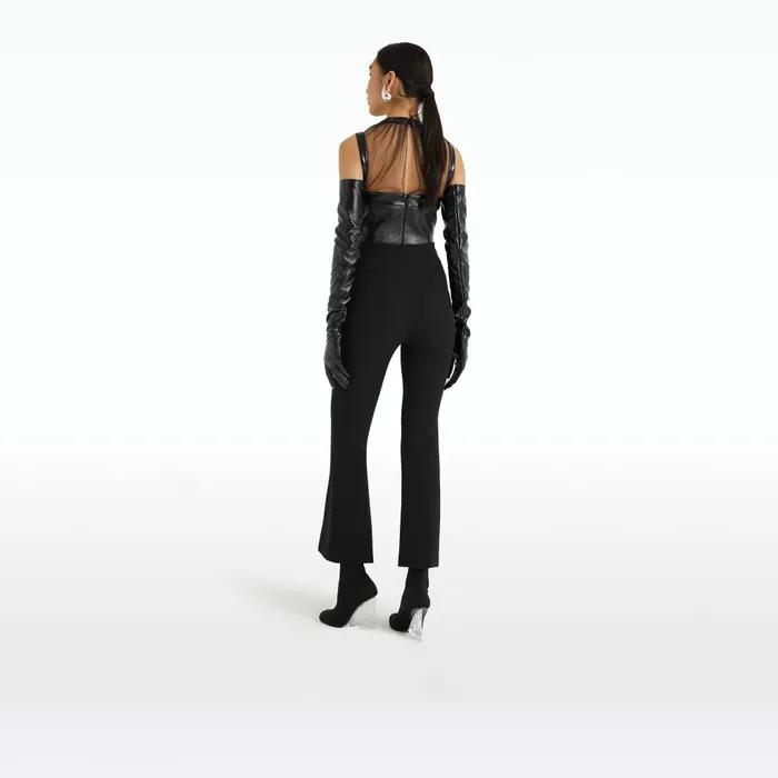 Safiyaa Mari Black Trousers Women Trousers