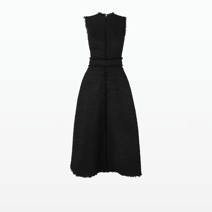Safiyaa Mary Black Midi Dress Women Dresses