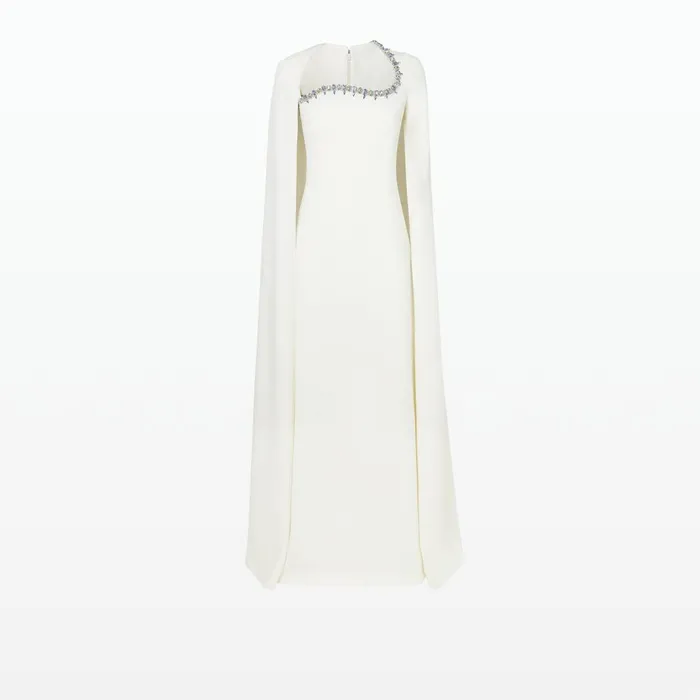 Safiyaa Mattia Ivory Long Dress Women Dresses