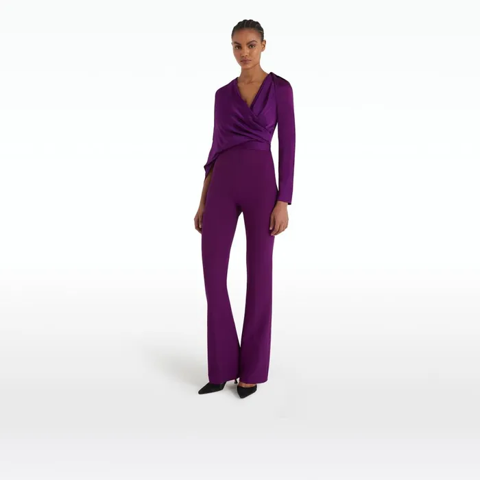 Safiyaa Rasine Currant Jumpsuit Women Jumpsuits