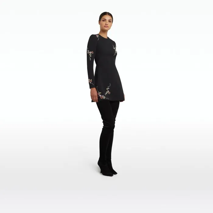 Safiyaa Reagan Black Short Dress Women Dresses