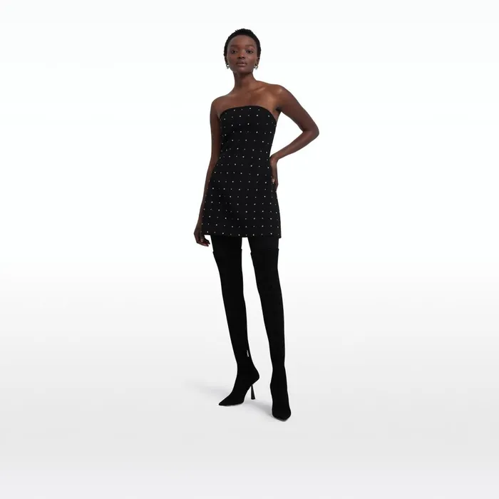 Safiyaa Rowan Black Short Dress Women Dresses
