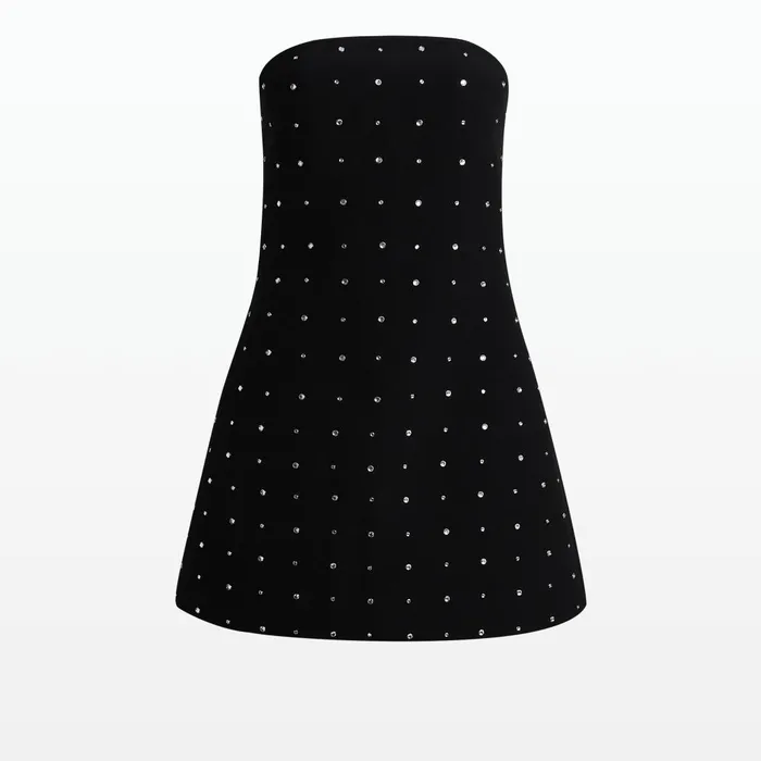 Safiyaa Rowan Black Short Dress Women Dresses