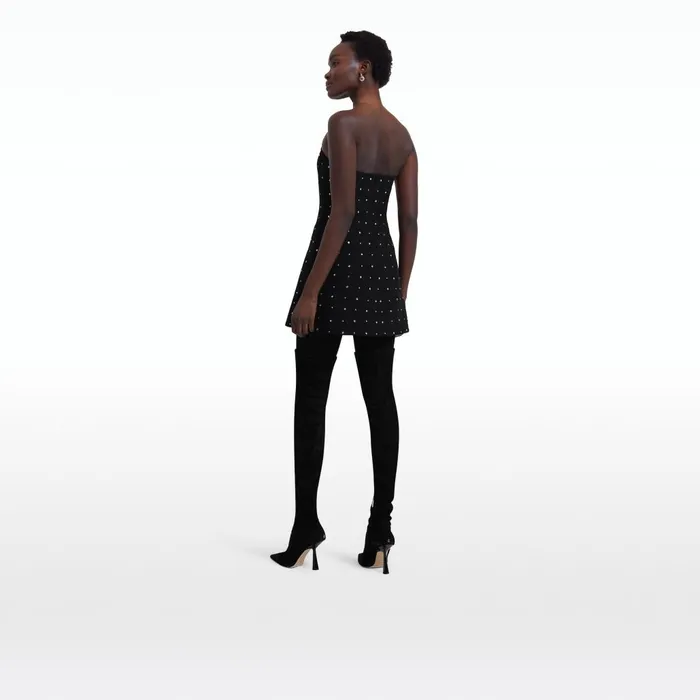 Safiyaa Rowan Black Short Dress Women Dresses