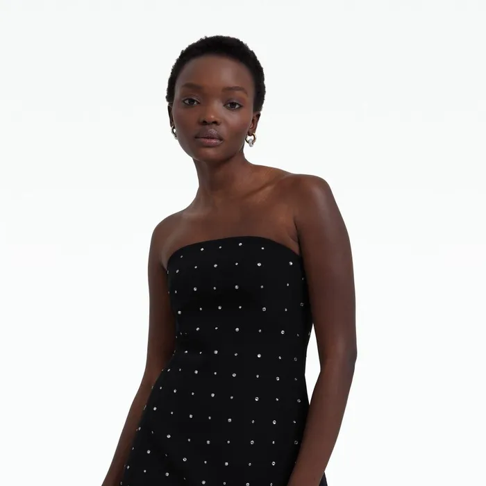 Safiyaa Rowan Black Short Dress Women Dresses