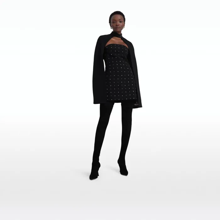 Safiyaa Rowan Black Short Dress Women Dresses