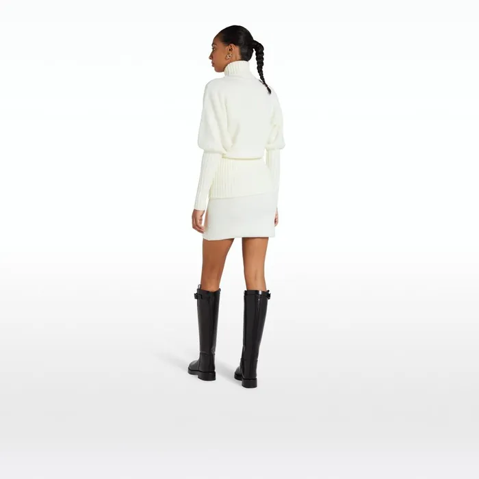 Safiyaa Sara Ivory Knit Women Tops