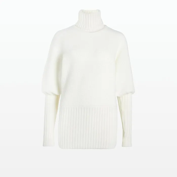 Safiyaa Sara Ivory Knit Women Tops