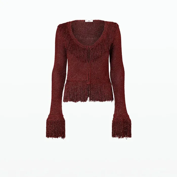 Safiyaa Scarlett Amber Sun Knit Jacket Women Jackets and Coats