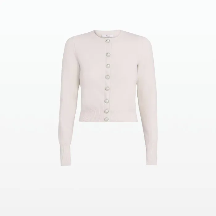 Safiyaa Selen Barely Pink Knit Top Women Tops