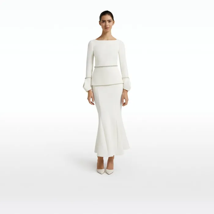 Safiyaa Sol Ivory Skirt Women Skirts
