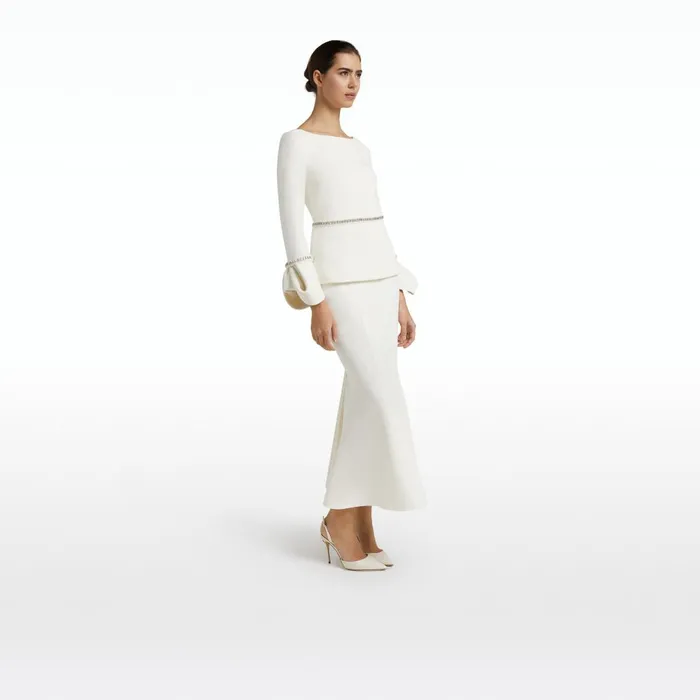 Safiyaa Sol Ivory Skirt Women Skirts