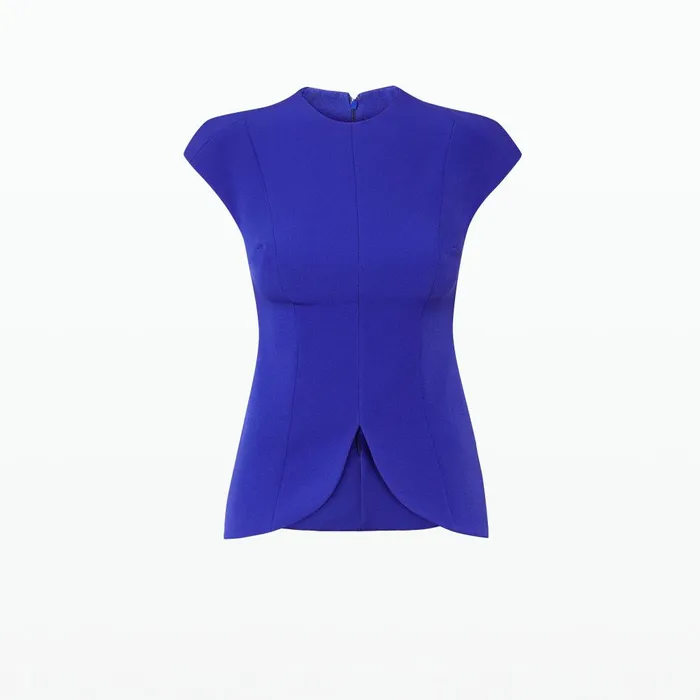 Safiyaa Toril Azure Blue Top Women Tops
