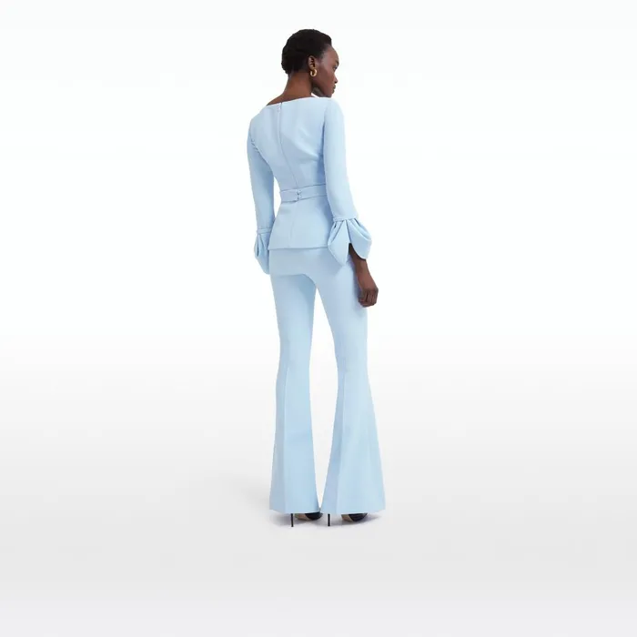 Safiyaa Tottie Pale Blue Top Women Tops