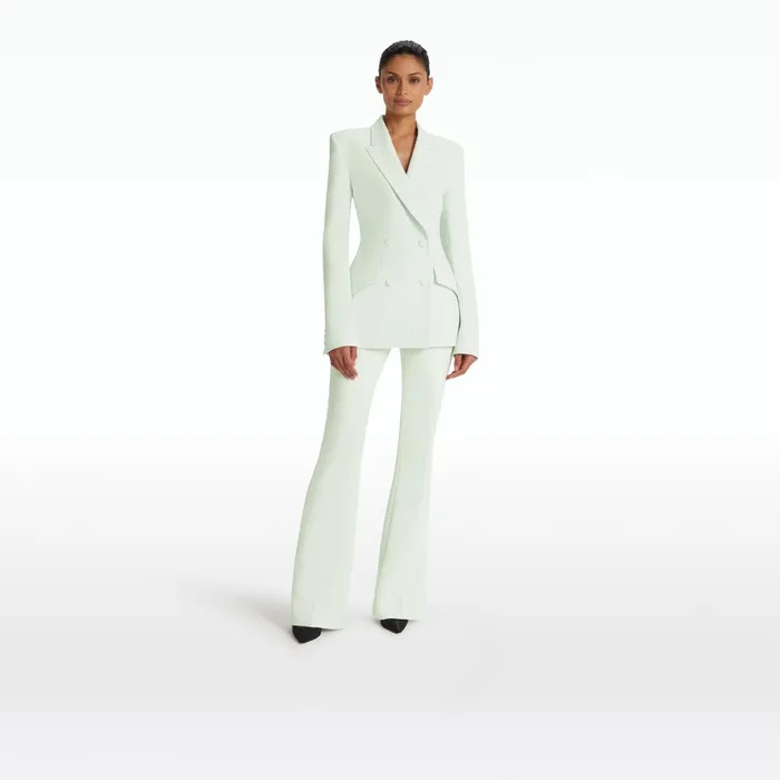 Safiyaa Wynnie Spearmint Jacket Women Jackets and Coats