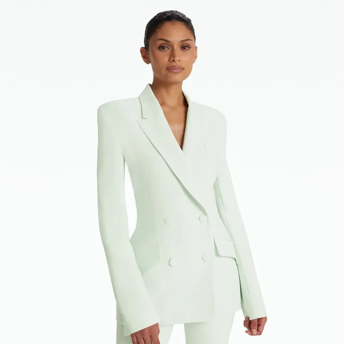 Safiyaa Wynnie Spearmint Jacket Women Jackets and Coats